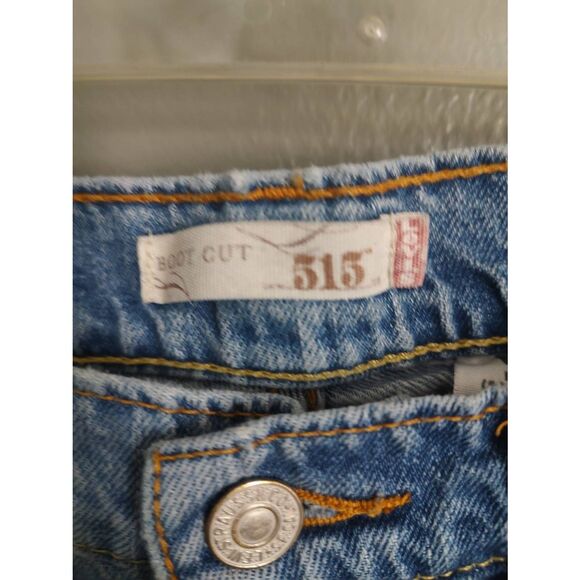 Vintage Y2K Levi’s 515 Women’s Size 8 Light Wash Bootcut Jeans Stretch - Picture 3 of 6